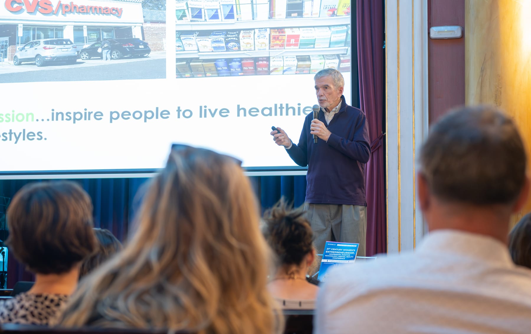 Paul Thornton speaking to a conference audience
